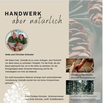 Handwerk - Schreinerei in Sulzemoos bei Dachau zwischen München und Augsburg
