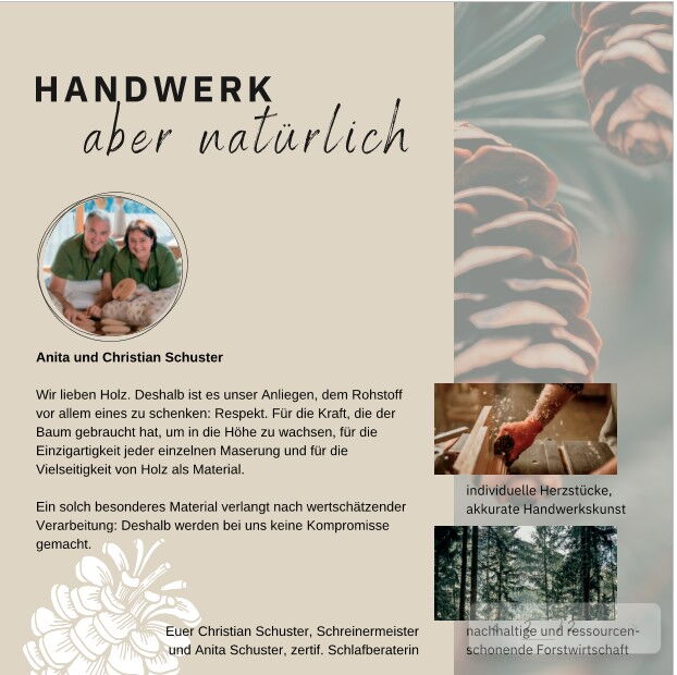 Handwerk - Schreinerei in Sulzemoos bei Dachau zwischen München und Augsburg