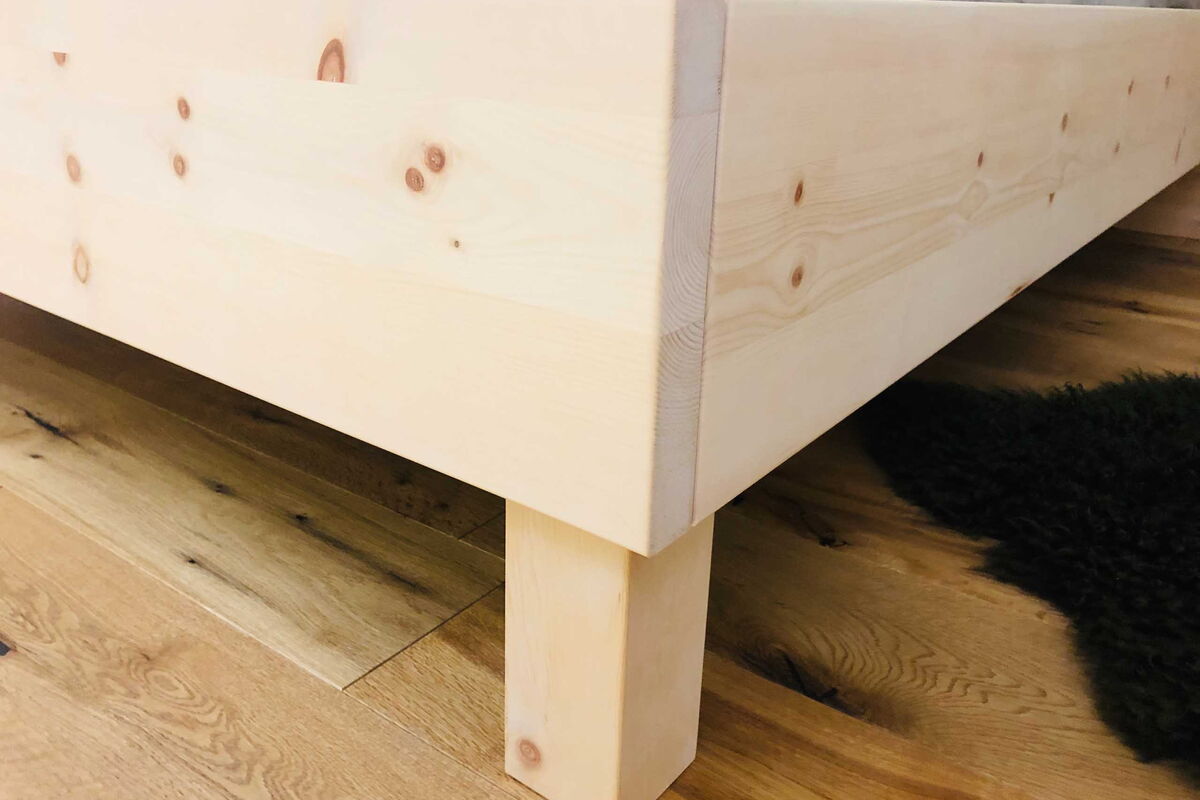 Fußteil Zirbenbett Holzkirchen
