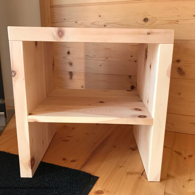 Zirbennachttisch Holzkirchen mit  1 Fach