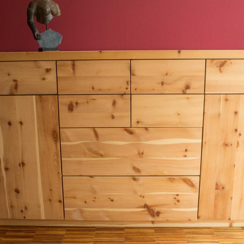 Zirbenkommode Marktoberdorf grifflos